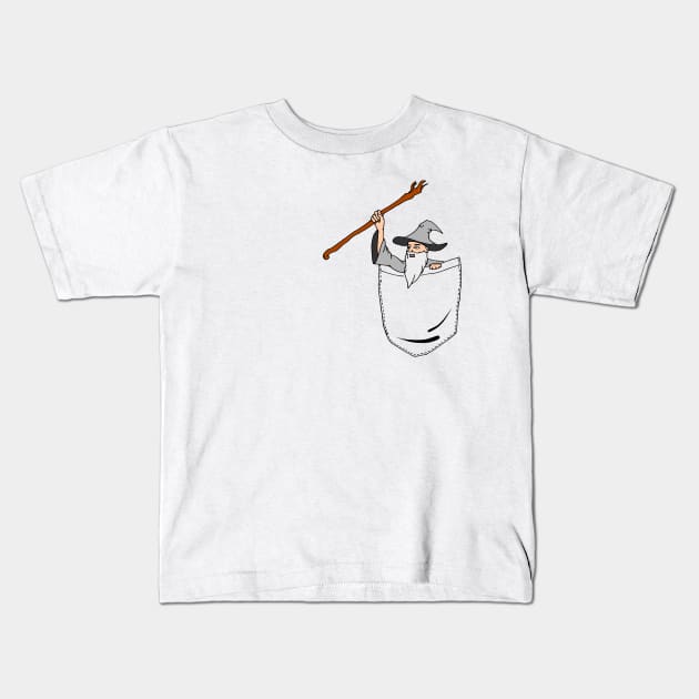 Pocket Wizard Kids T-Shirt by Bruce Brotherton